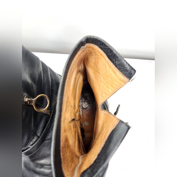 Fiorentini + Baker Eli Eternity Biker Boots Black Leather Ankle Boots Size 6 - Picture 12 of 12